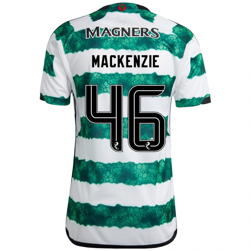 Niño Camiseta Magnus Mackenzie #46 Verde 1ª Equipación 2023/24 La Camisa Chile