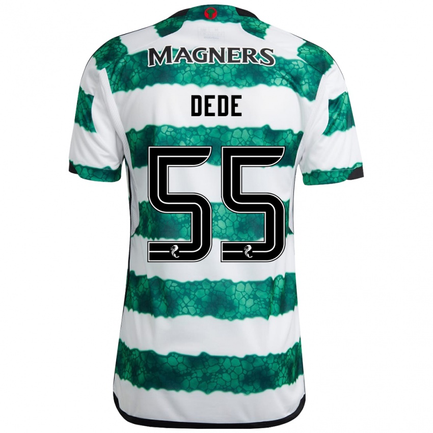 Niño Camiseta Josh Dede #55 Verde 1ª Equipación 2023/24 La Camisa Chile
