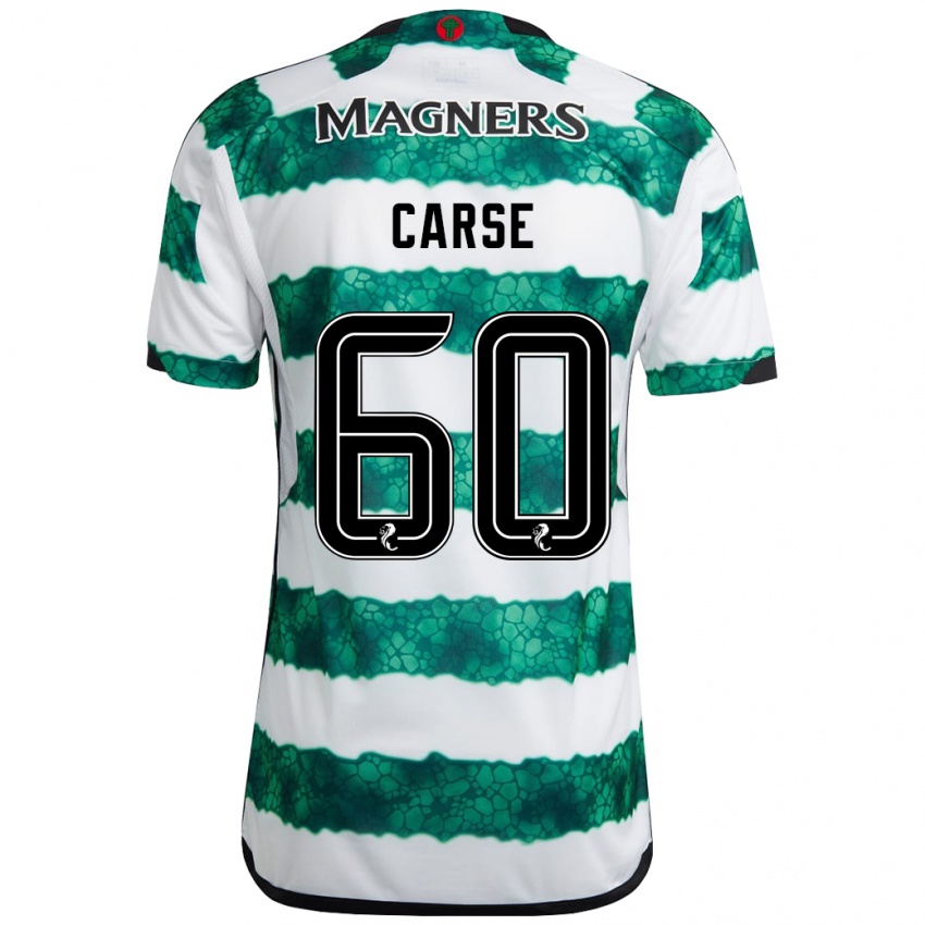 Niño Camiseta Mackenzie Carse #60 Verde 1ª Equipación 2023/24 La Camisa Chile