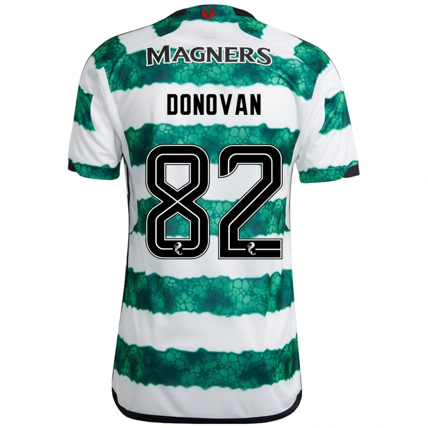 Niño Camiseta Colby Donovan #82 Verde 1ª Equipación 2023/24 La Camisa Chile