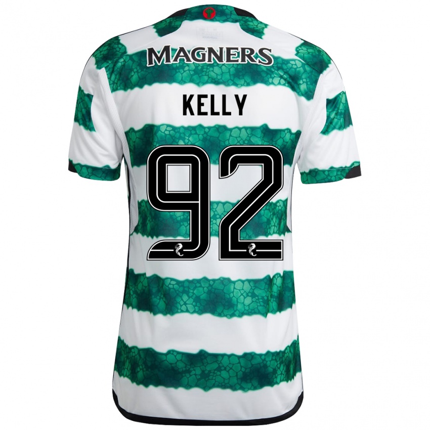 Niño Camiseta Daniel Kelly #92 Verde 1ª Equipación 2023/24 La Camisa Chile