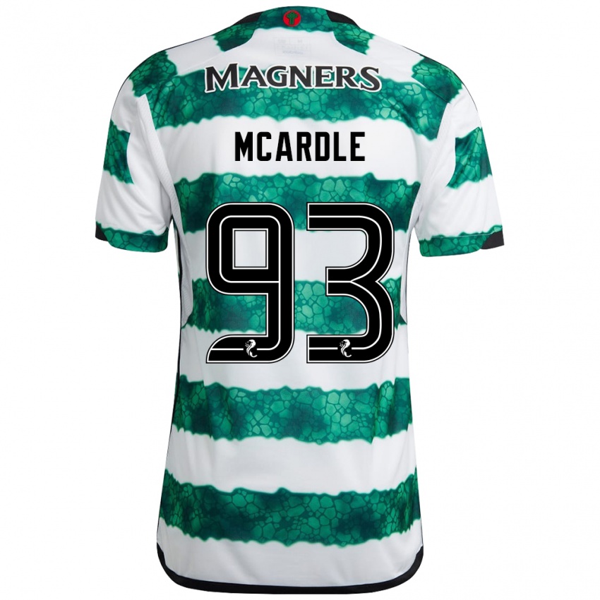 Niño Camiseta Sean Mcardle #93 Verde 1ª Equipación 2023/24 La Camisa Chile