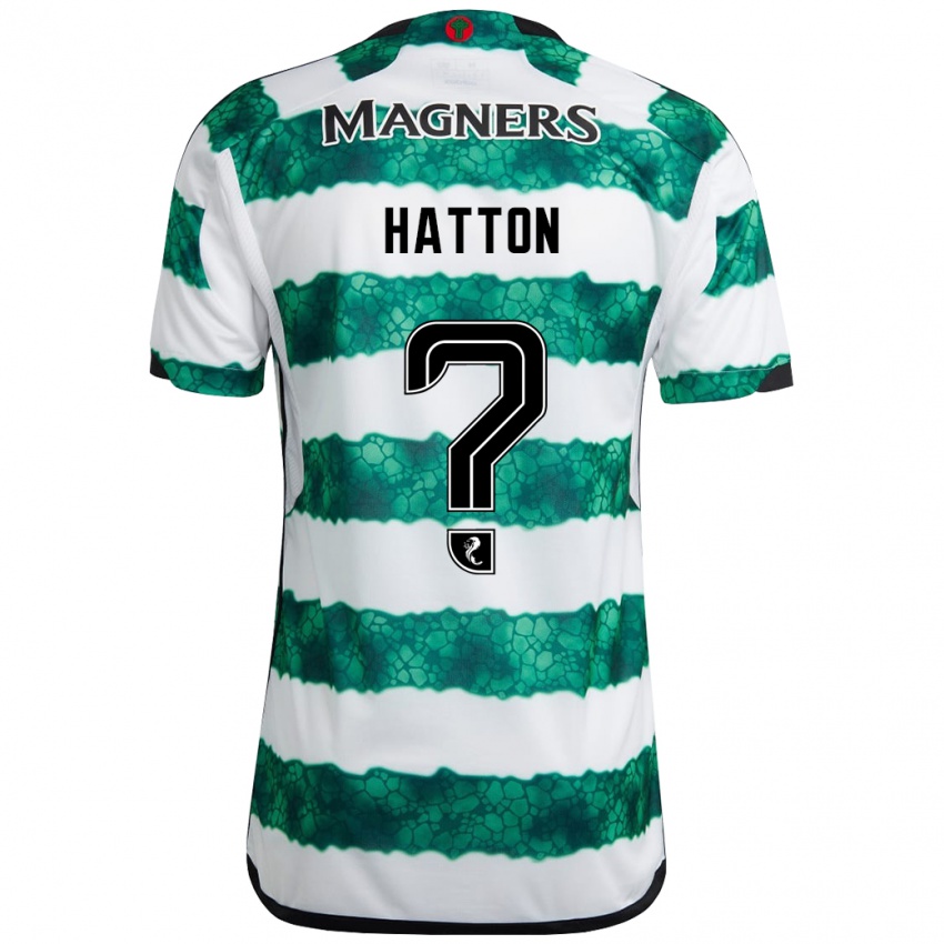 Niño Camiseta Thomas Hatton #0 Verde 1ª Equipación 2023/24 La Camisa Chile