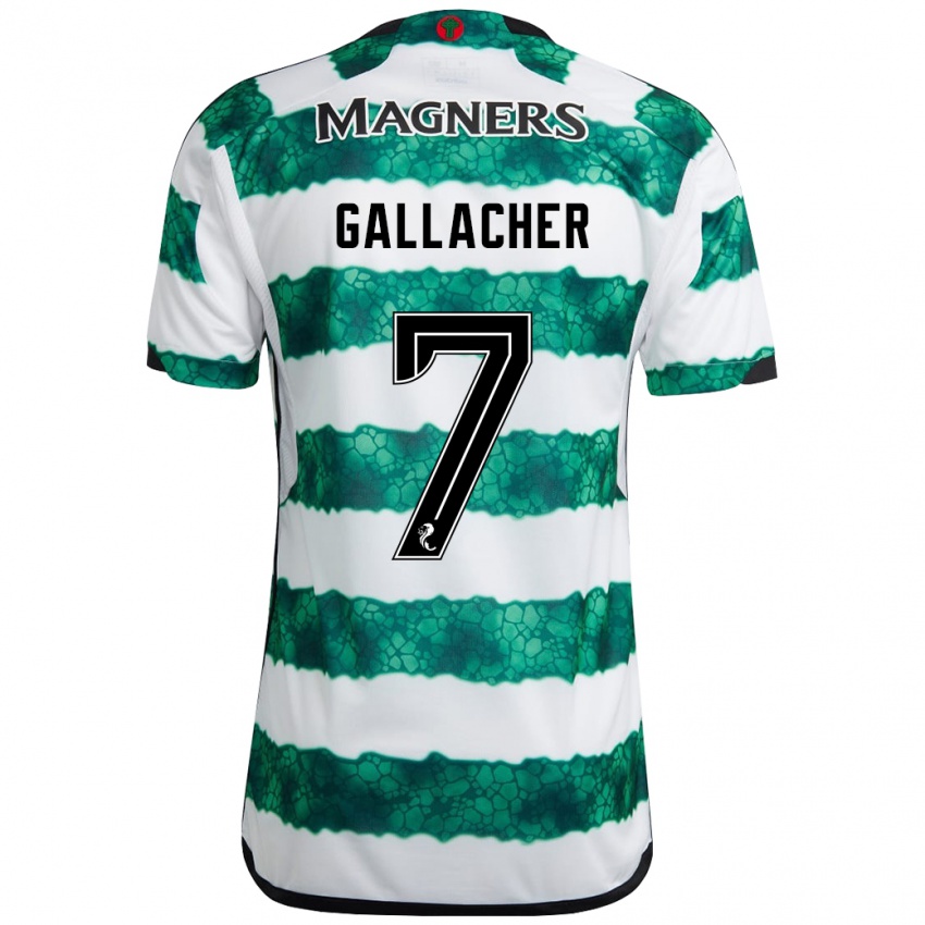 Niño Camiseta Amy Gallacher #7 Verde 1ª Equipación 2023/24 La Camisa Chile