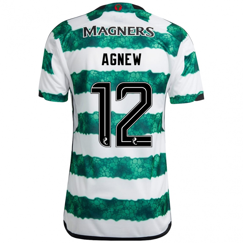 Niño Camiseta Murphy Agnew #12 Verde 1ª Equipación 2023/24 La Camisa Chile