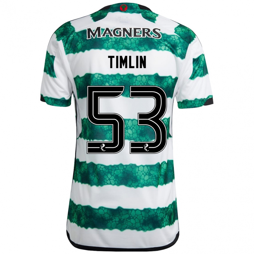 Niño Camiseta Sophie Timlin #53 Verde 1ª Equipación 2023/24 La Camisa Chile