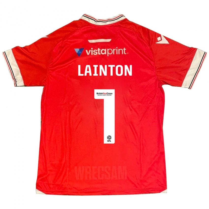 Niño Camiseta Rob Lainton #1 Rojo 1ª Equipación 2023/24 La Camisa Chile