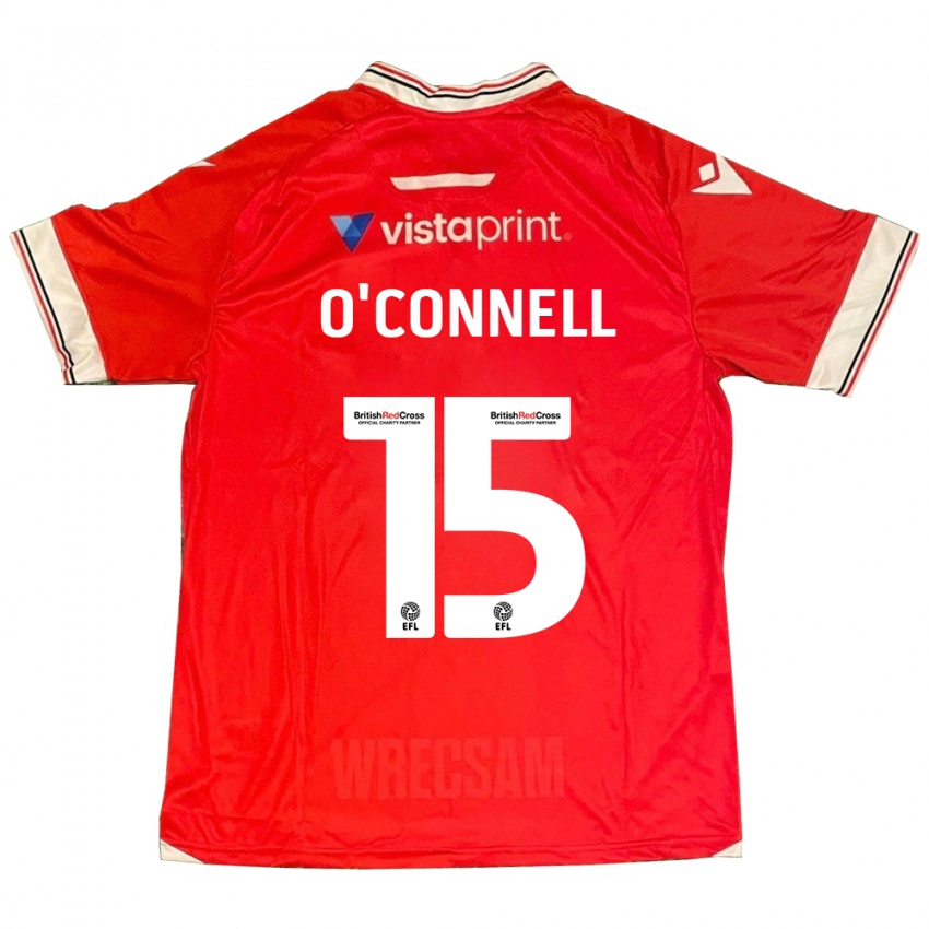 Niño Camiseta Eoghan O'connell #15 Rojo 1ª Equipación 2023/24 La Camisa Chile