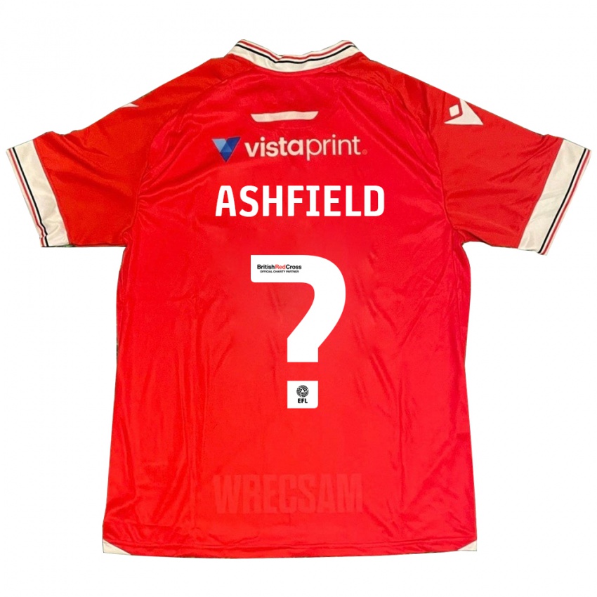 Niño Camiseta Harry Ashfield #0 Rojo 1ª Equipación 2023/24 La Camisa Chile