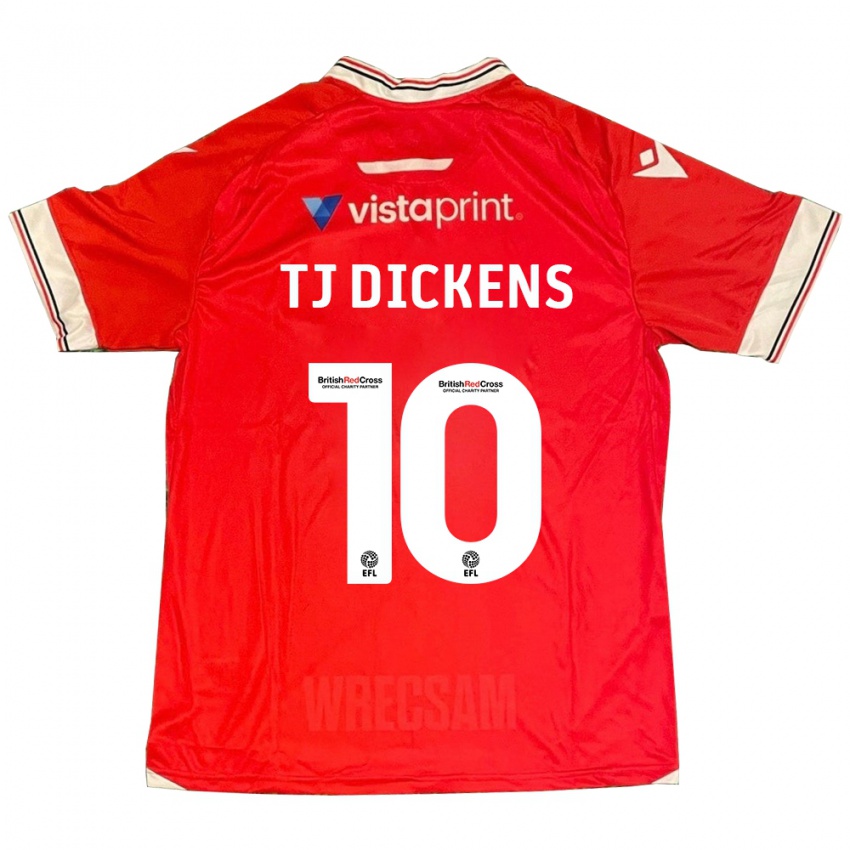 Niño Camiseta Tonicha Tj Dickens #10 Rojo 1ª Equipación 2023/24 La Camisa Chile