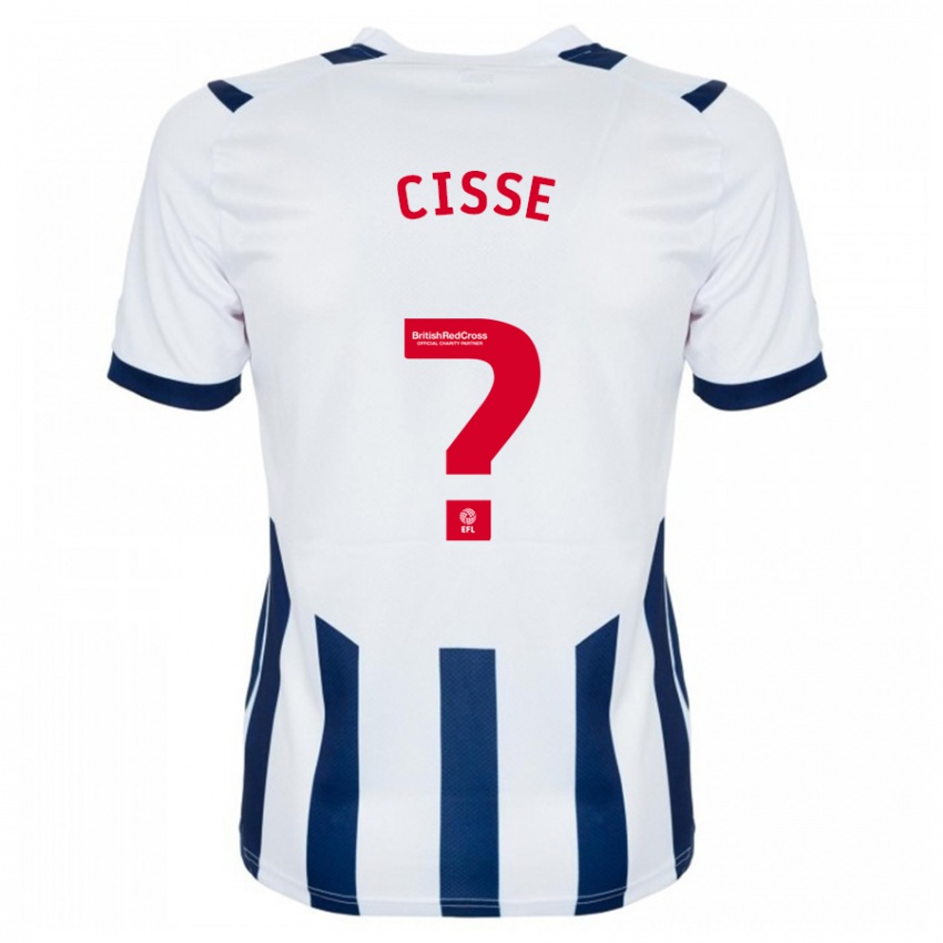 Niño Camiseta Ben Cisse #0 Blanco 1ª Equipación 2023/24 La Camisa Chile