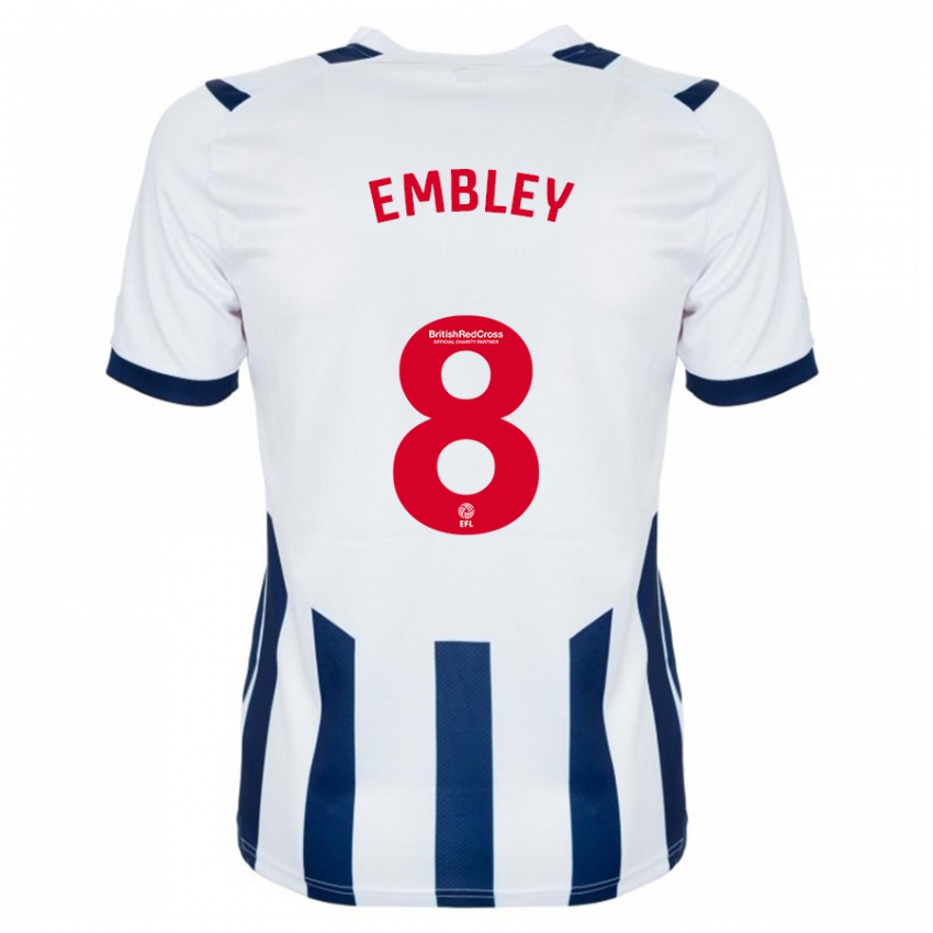 Niño Camiseta Rosie Embley #8 Blanco 1ª Equipación 2023/24 La Camisa Chile