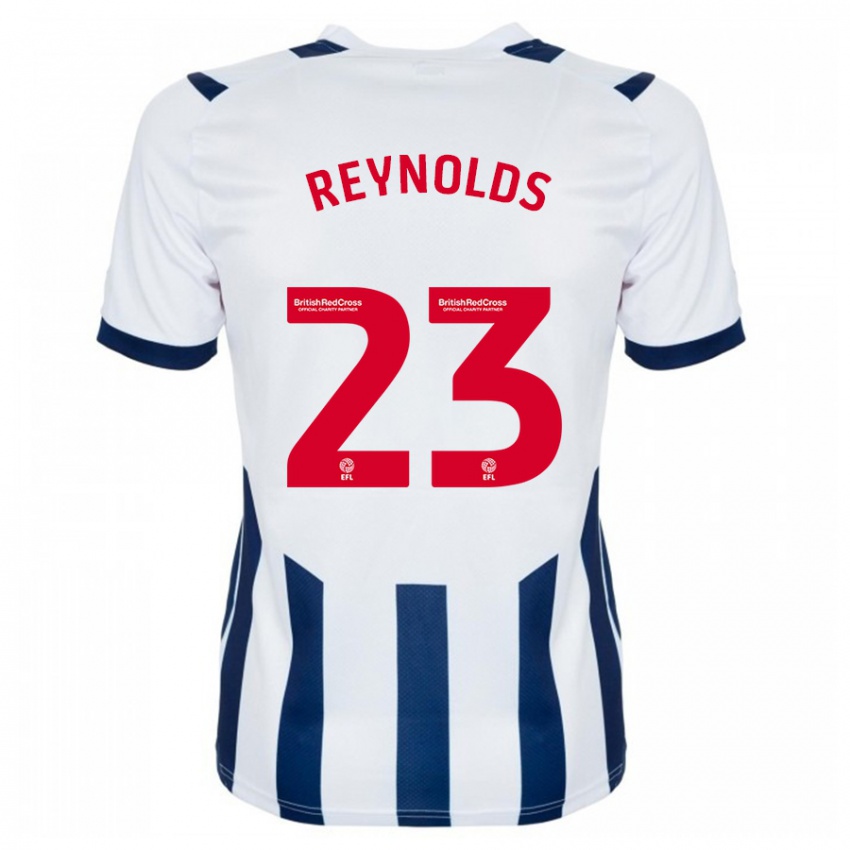 Niño Camiseta Taylor Reynolds #23 Blanco 1ª Equipación 2023/24 La Camisa Chile