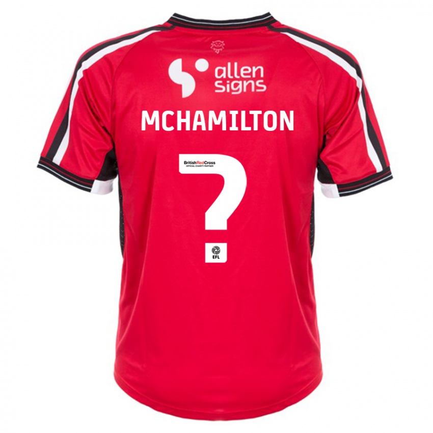 Niño Camiseta Toni Mchamilton #0 Rojo 1ª Equipación 2023/24 La Camisa Chile