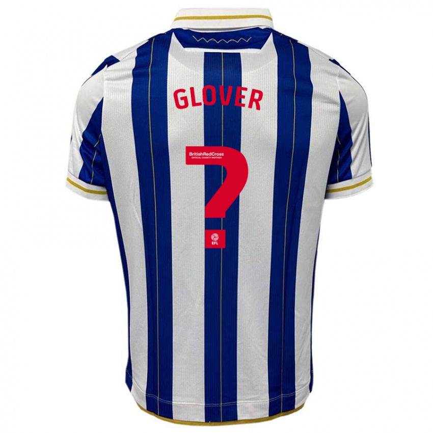 Niño Camiseta Jay Glover #0 Azul Blanco 1ª Equipación 2023/24 La Camisa Chile