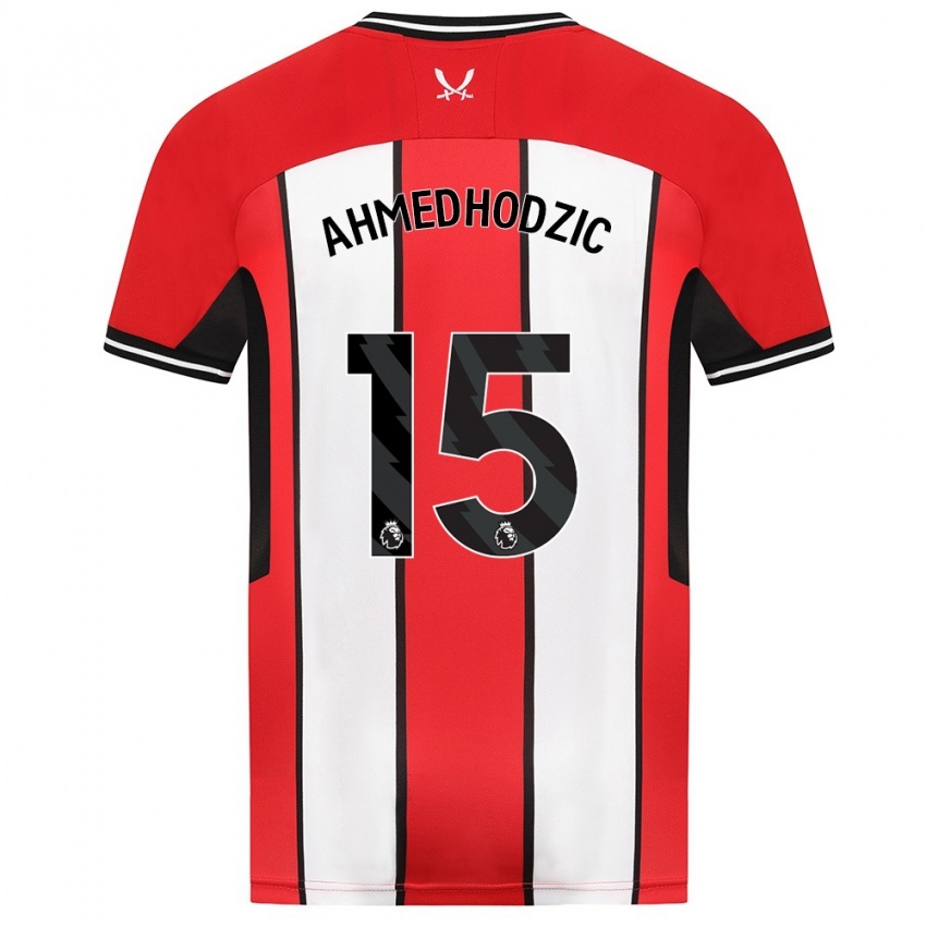 Niño Camiseta Anel Ahmedhodzic #15 Rojo 1ª Equipación 2023/24 La Camisa Chile