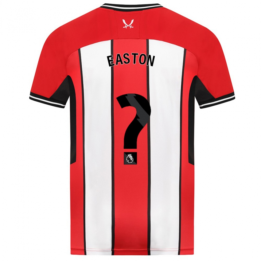 Niño Camiseta Evan Easton #0 Rojo 1ª Equipación 2023/24 La Camisa Chile