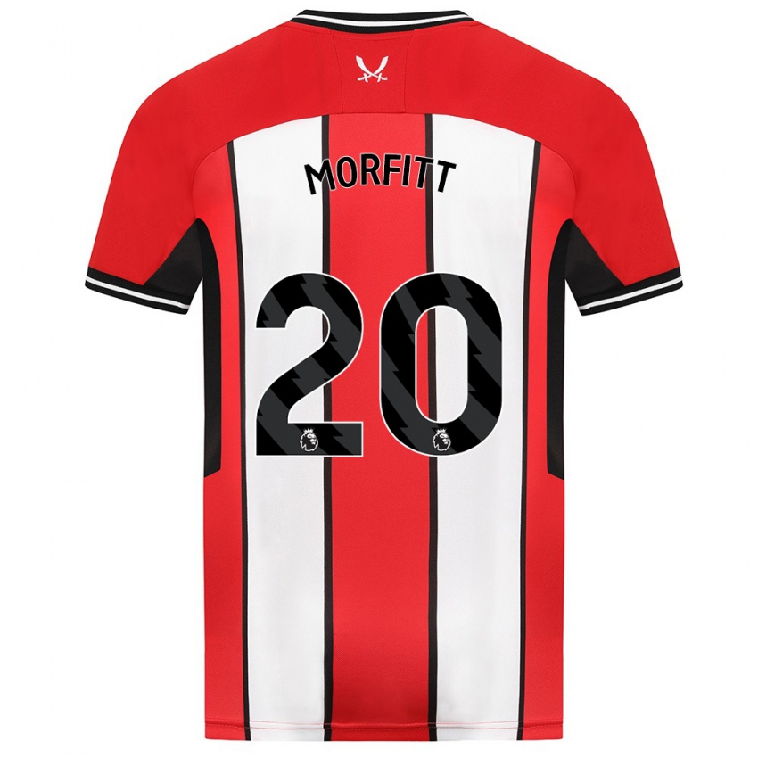 Niño Camiseta Izzy Morfitt #20 Rojo 1ª Equipación 2023/24 La Camisa Chile