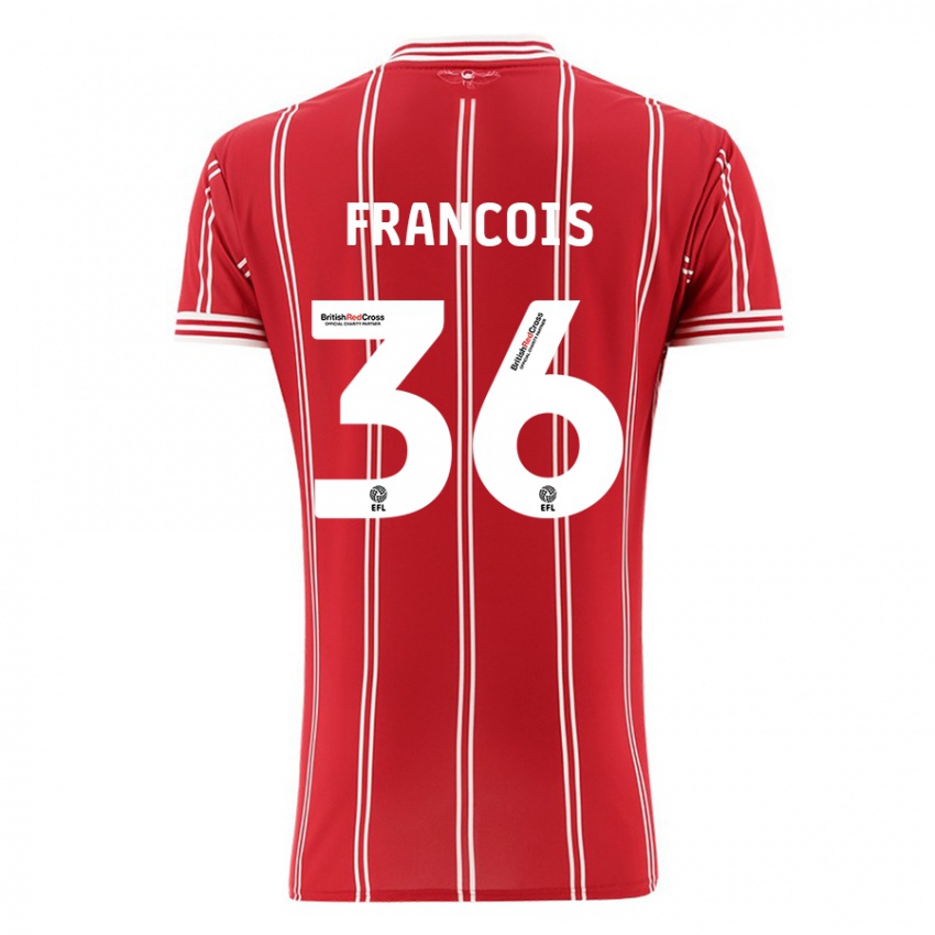 Niño Camiseta Marlee Francois #36 Rojo 1ª Equipación 2023/24 La Camisa Chile