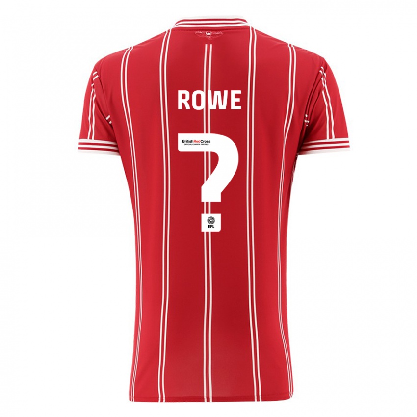 Niño Camiseta Romani Rowe #0 Rojo 1ª Equipación 2023/24 La Camisa Chile