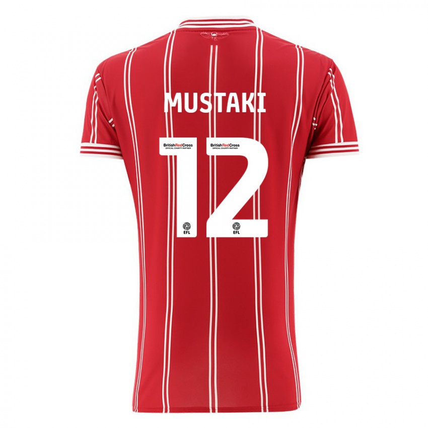 Niño Camiseta Chloe Mustaki #12 Rojo 1ª Equipación 2023/24 La Camisa Chile