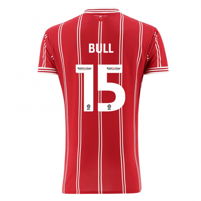 Niño Camiseta Jasmine Bull #15 Rojo 1ª Equipación 2023/24 La Camisa Chile