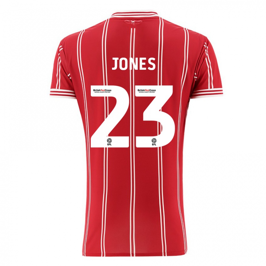 Niño Camiseta Carrie Jones #23 Rojo 1ª Equipación 2023/24 La Camisa Chile