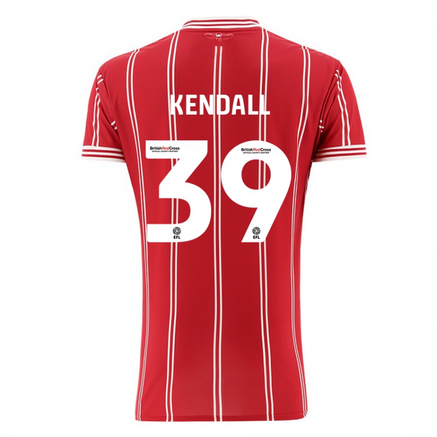 Niño Camiseta Maya Kendall #39 Rojo 1ª Equipación 2023/24 La Camisa Chile