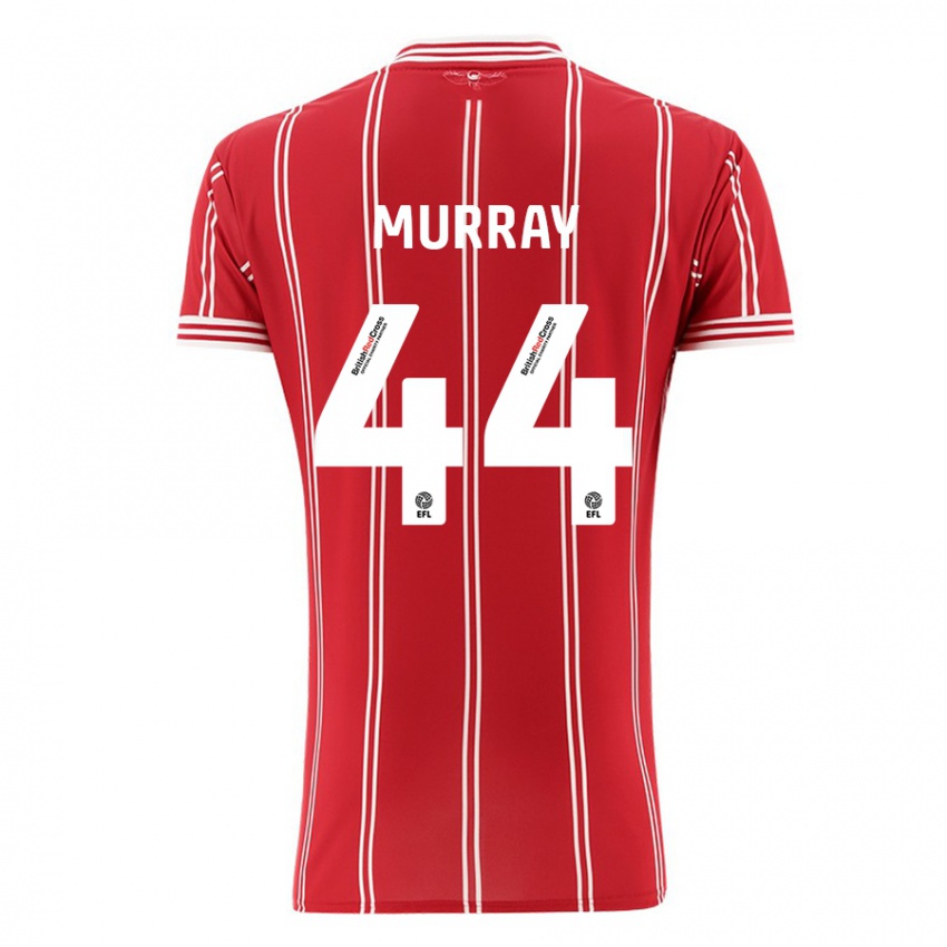 Niño Camiseta Satara Murray #44 Rojo 1ª Equipación 2023/24 La Camisa Chile