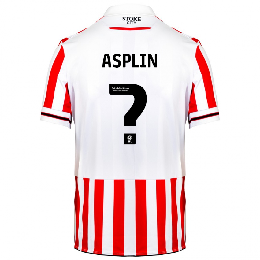 Niño Camiseta Max Asplin #0 Rojo Blanco 1ª Equipación 2023/24 La Camisa Chile