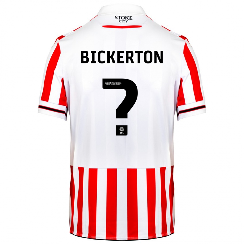 Niño Camiseta Josh Bickerton #0 Rojo Blanco 1ª Equipación 2023/24 La Camisa Chile