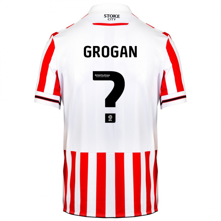 Niño Camiseta Christy Grogan #0 Rojo Blanco 1ª Equipación 2023/24 La Camisa Chile