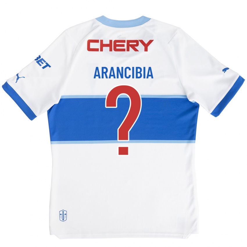Niño Camiseta Carlos Arancibia #0 Blanco 1ª Equipación 2023/24 La Camisa Chile