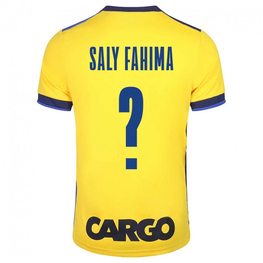 Niño Camiseta Israel Saly Fahima #0 Amarillo 1ª Equipación 2023/24 La Camisa Chile