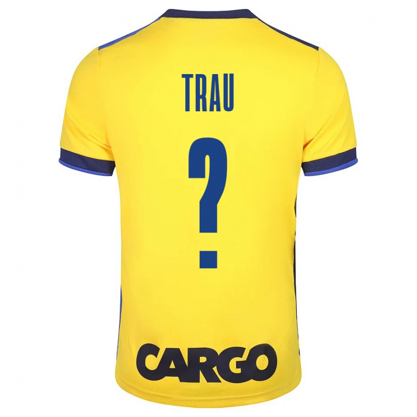 Niño Camiseta Idan Trau #0 Amarillo 1ª Equipación 2023/24 La Camisa Chile