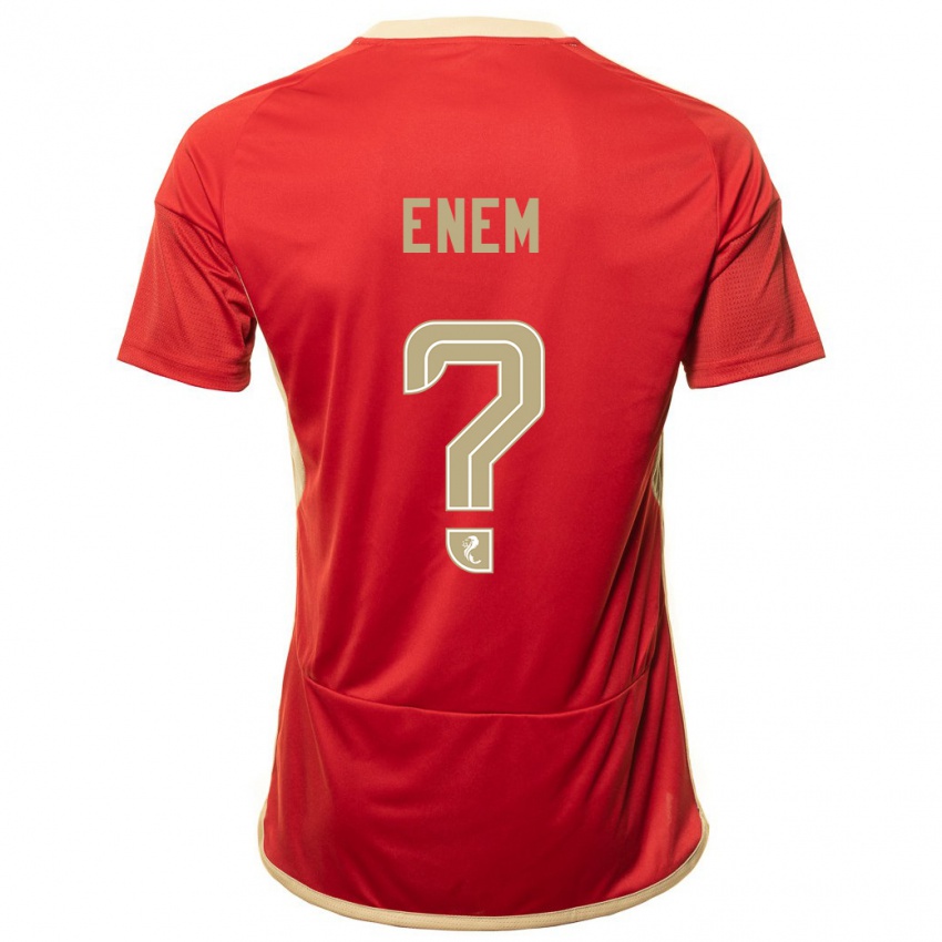 Niño Camiseta Victor Enem #0 Rojo 1ª Equipación 2023/24 La Camisa Chile