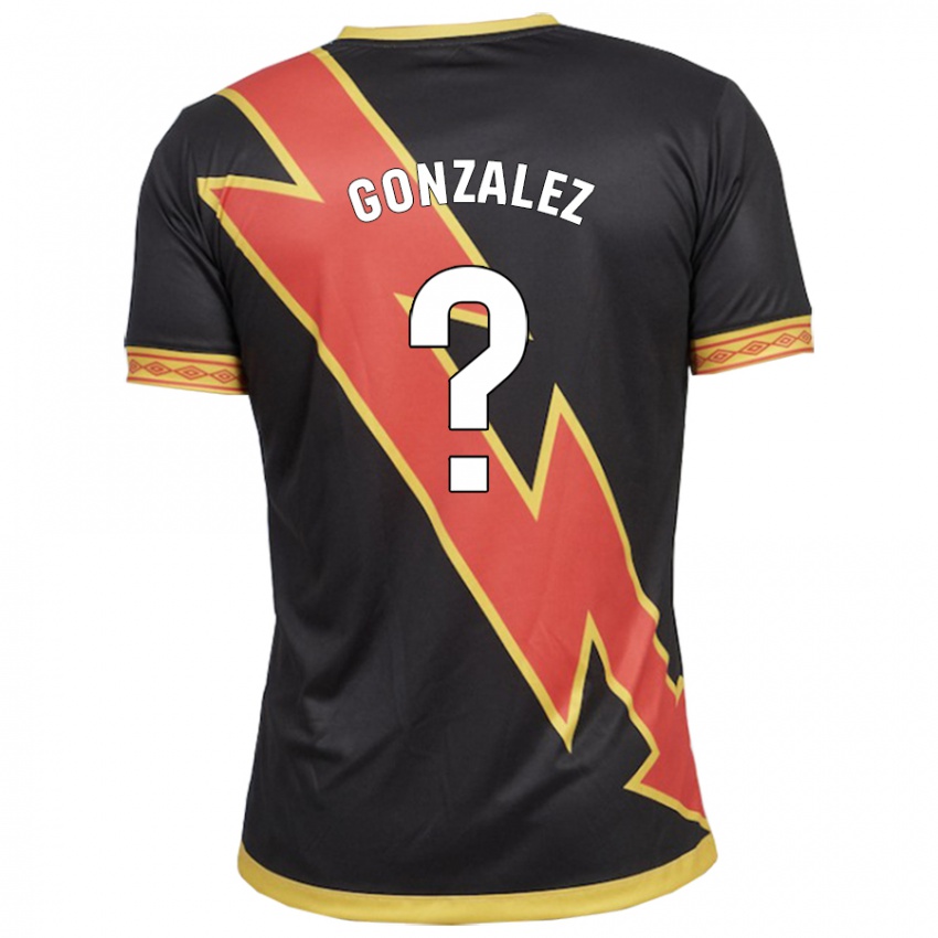 Niño Camiseta Aitor González #0 Negro 2ª Equipación 2023/24 La Camisa Chile