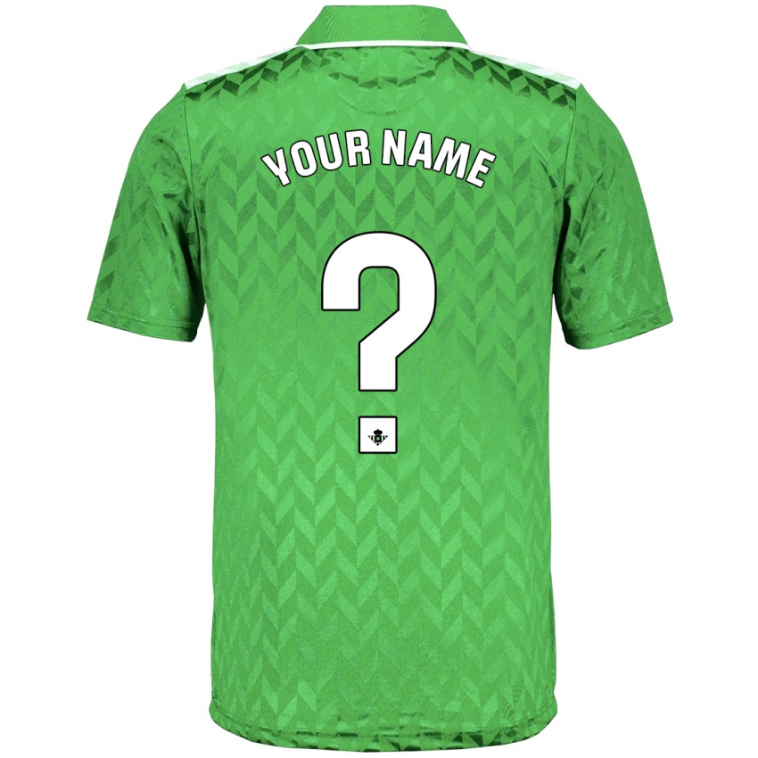 Niño Camiseta Su Nombre #0 Verde 2ª Equipación 2023/24 La Camisa Chile