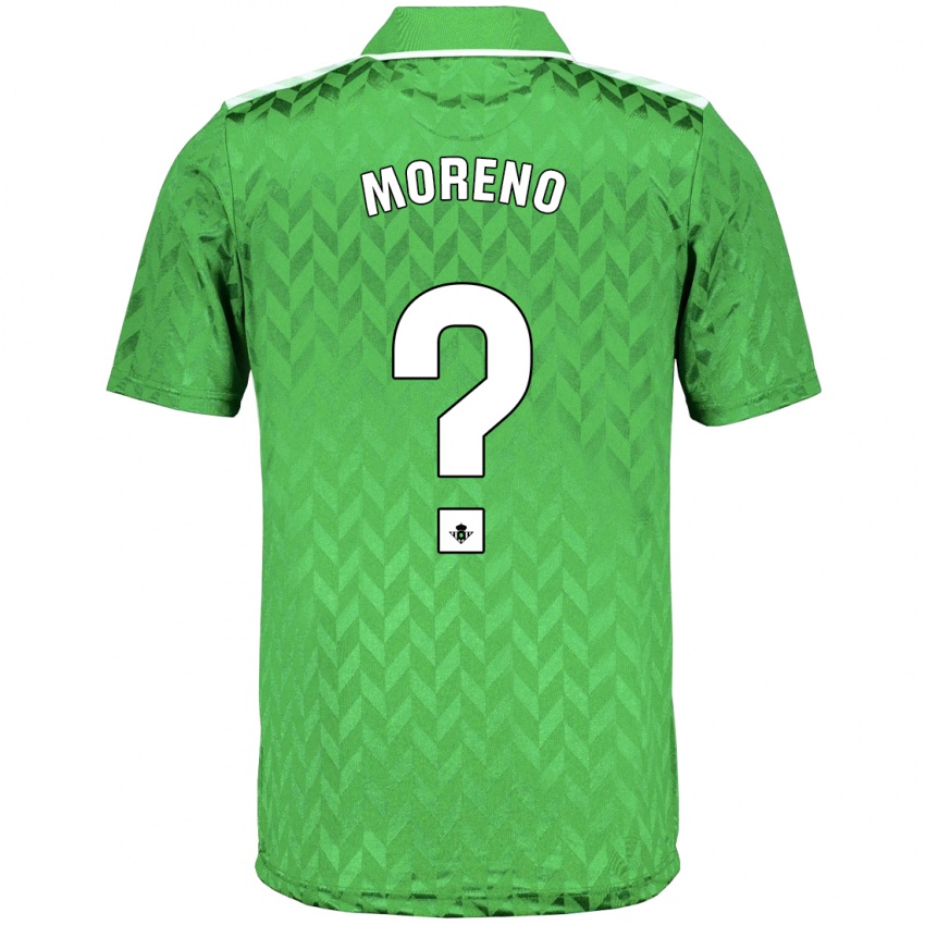 Niño Camiseta Marc Moreno #0 Verde 2ª Equipación 2023/24 La Camisa Chile