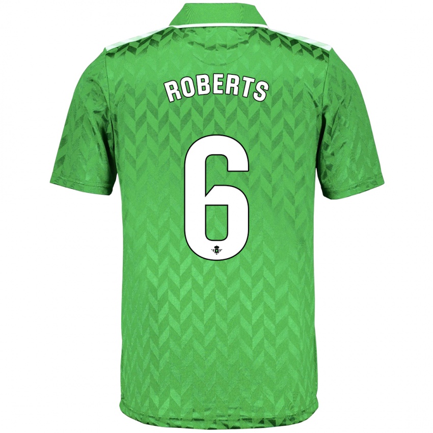 Niño Camiseta Rhiannon Roberts #6 Verde 2ª Equipación 2023/24 La Camisa Chile