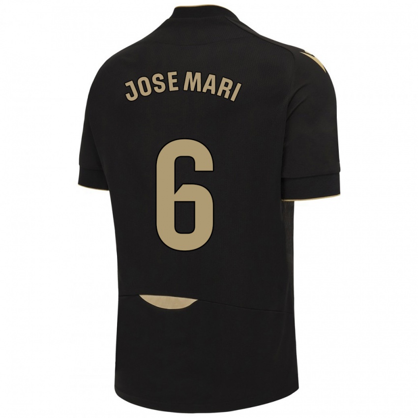 Niño Camiseta José Mari #6 Negro 2ª Equipación 2023/24 La Camisa Chile