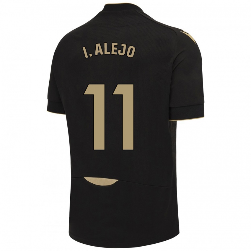 Niño Camiseta Iván Alejo #11 Negro 2ª Equipación 2023/24 La Camisa Chile