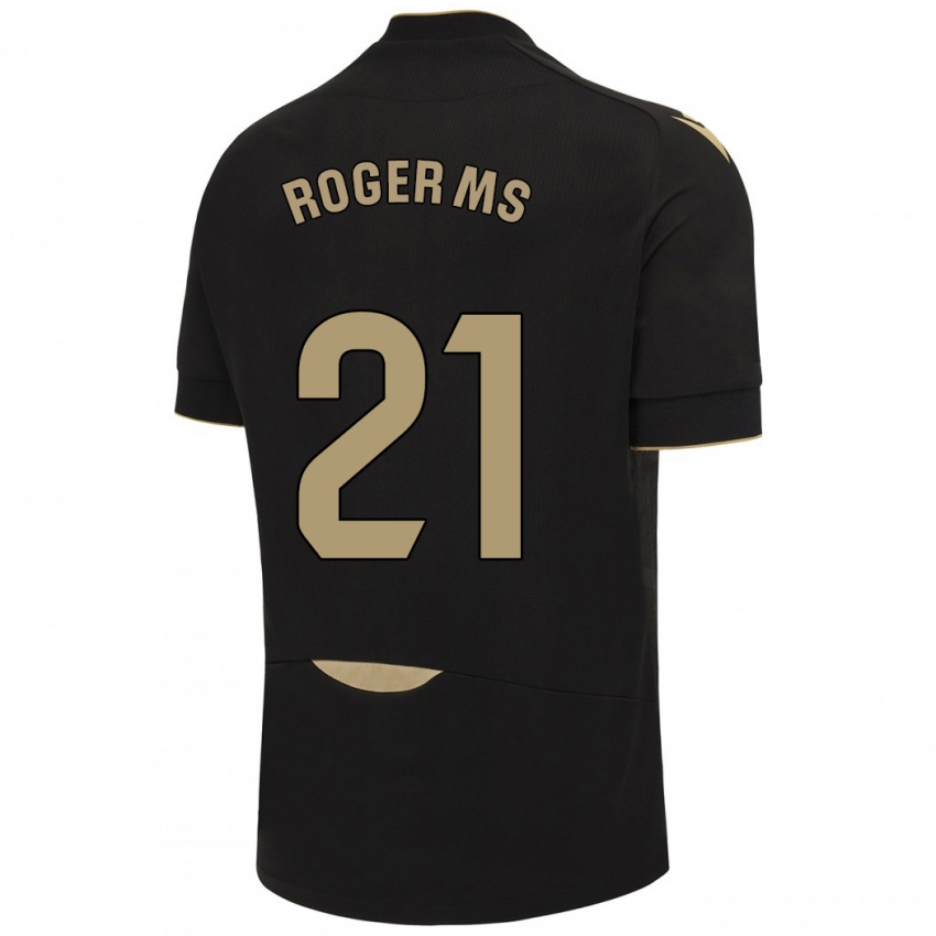 Niño Camiseta Roger Martí #21 Negro 2ª Equipación 2023/24 La Camisa Chile