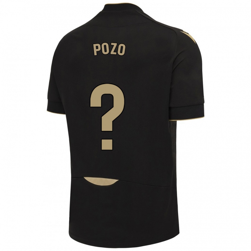 Niño Camiseta Nicholas Pozo #0 Negro 2ª Equipación 2023/24 La Camisa Chile