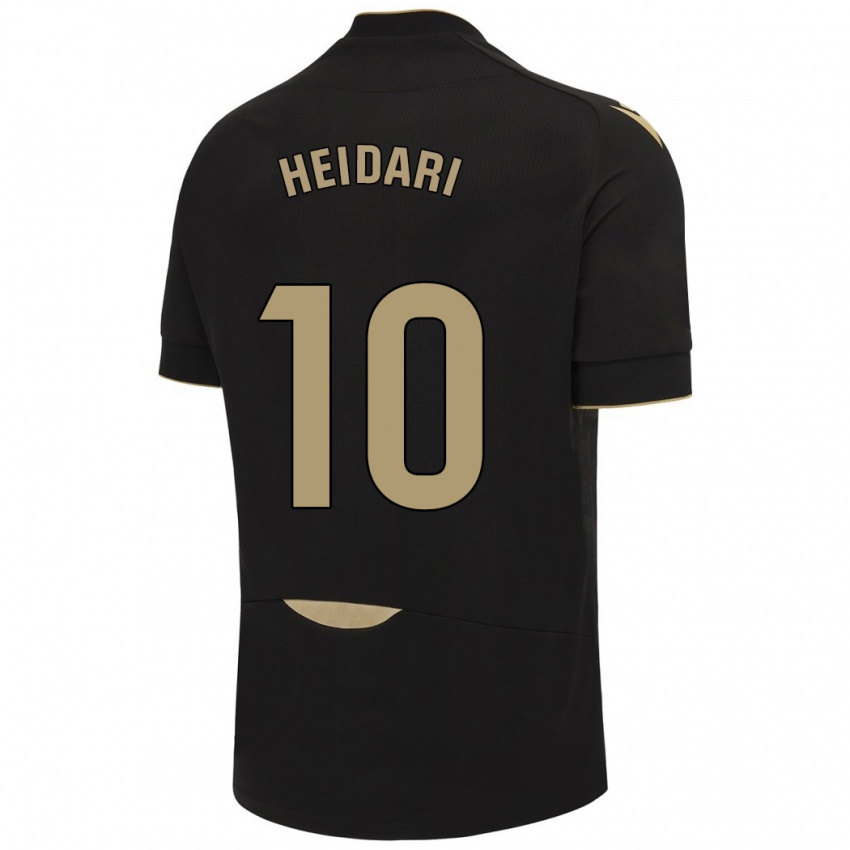 Niño Camiseta Arman Heidari #10 Negro 2ª Equipación 2023/24 La Camisa Chile