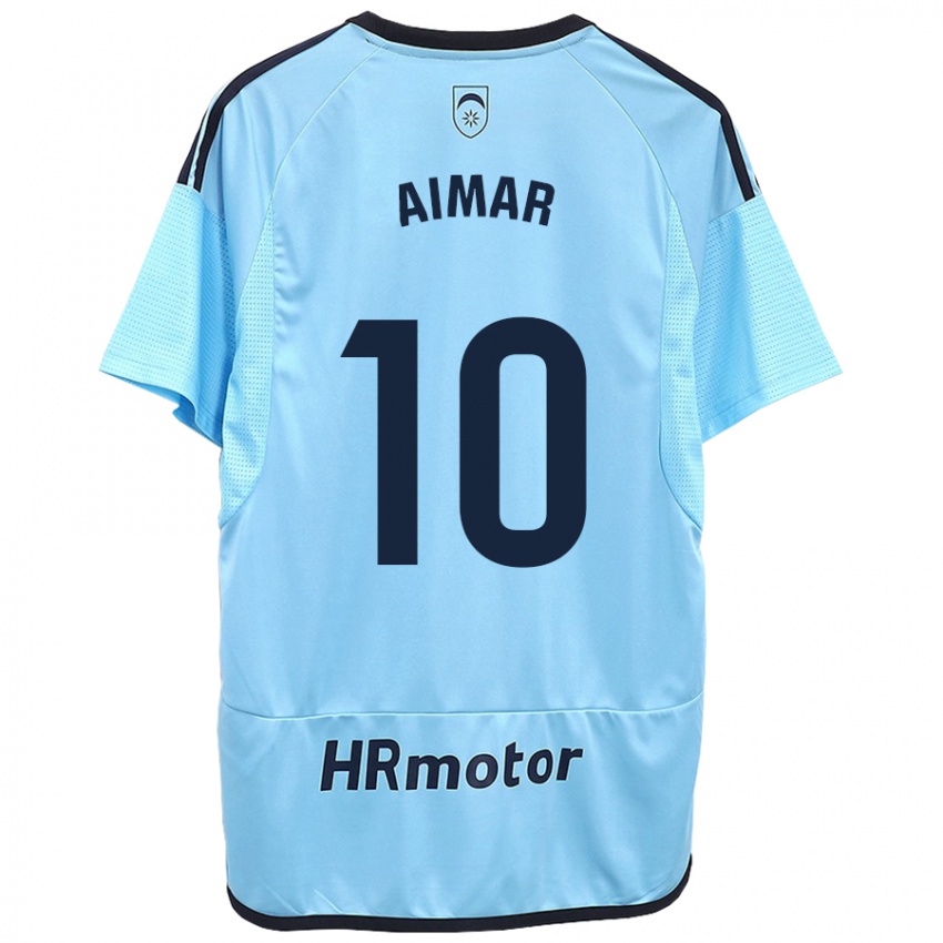 Niño Camiseta Aimar Oroz #10 Azul 2ª Equipación 2023/24 La Camisa Chile