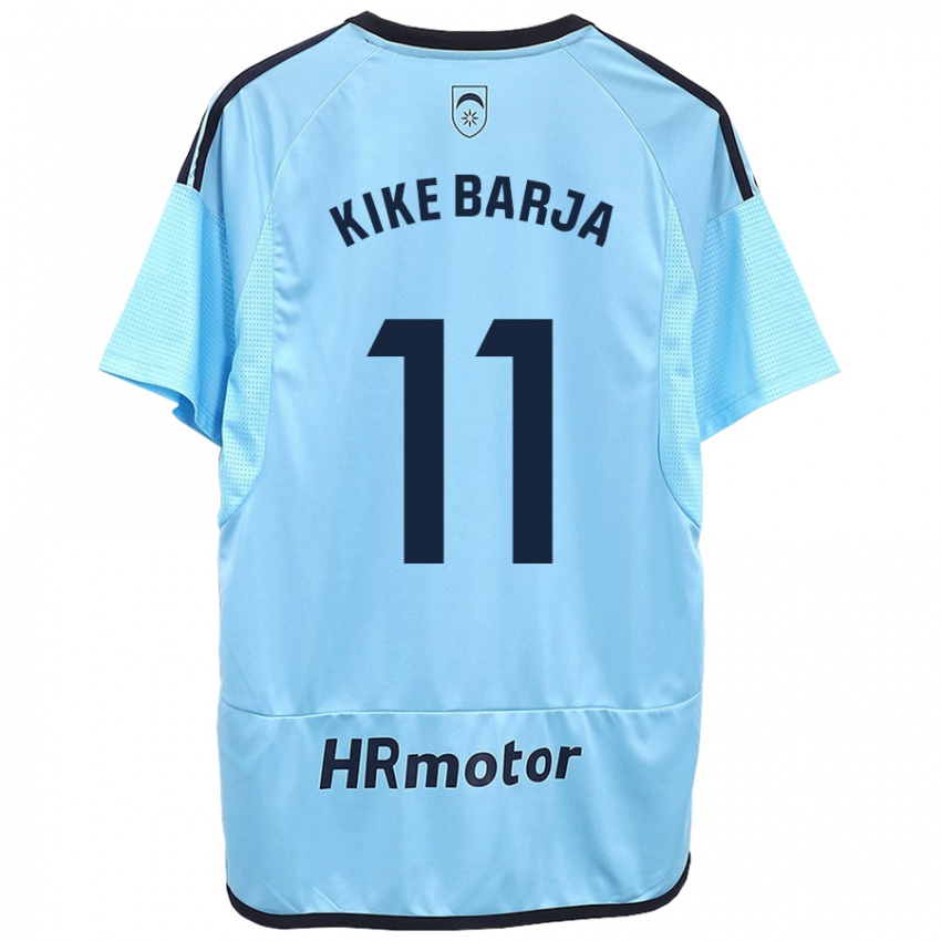 Niño Camiseta Kike Barja #11 Azul 2ª Equipación 2023/24 La Camisa Chile