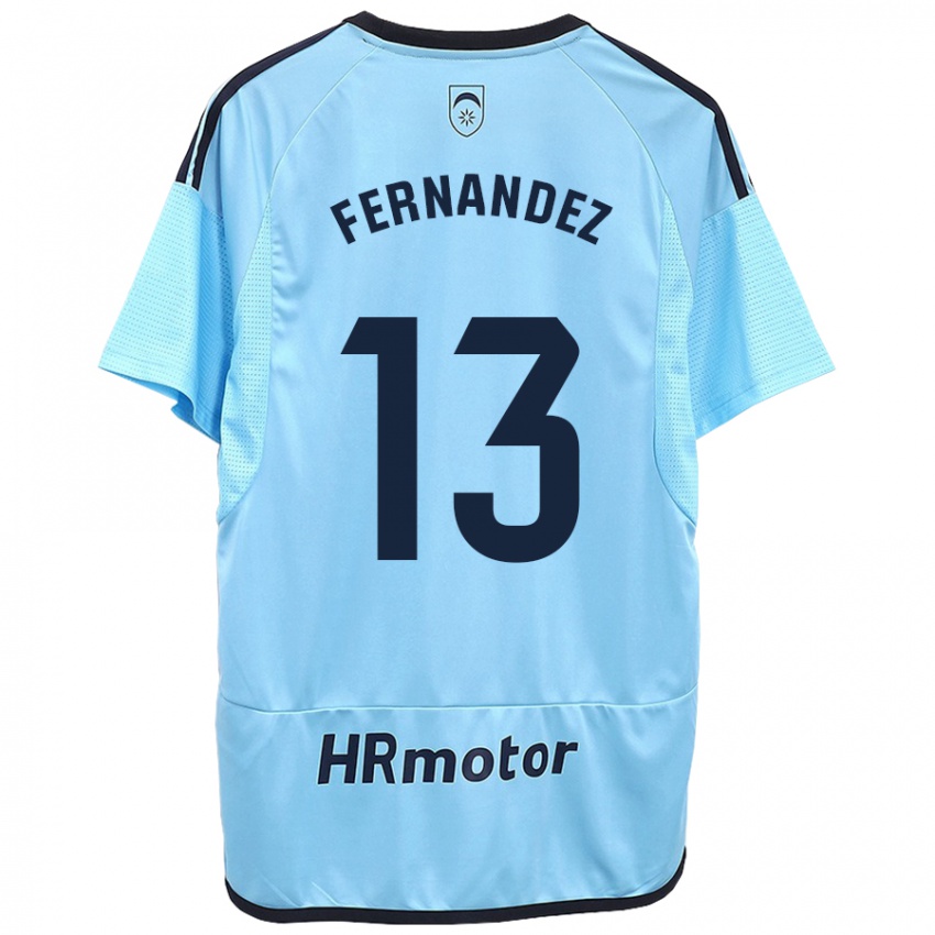 Niño Camiseta Aitor Fernández #13 Azul 2ª Equipación 2023/24 La Camisa Chile