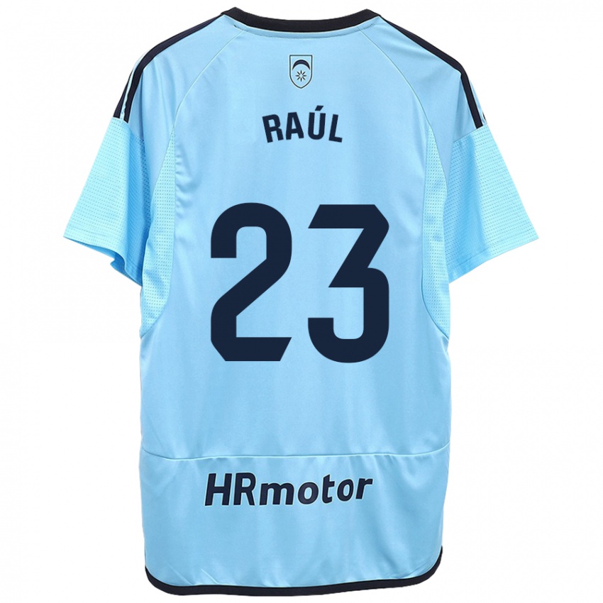 Niño Camiseta Raúl García #23 Azul 2ª Equipación 2023/24 La Camisa Chile