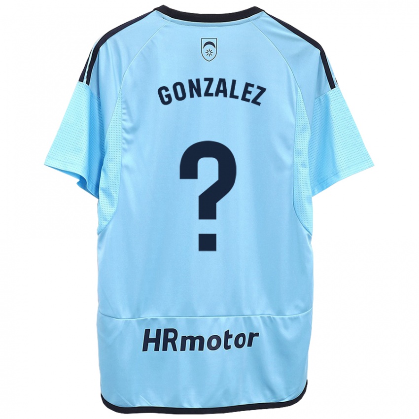 Niño Camiseta Iker González #0 Azul 2ª Equipación 2023/24 La Camisa Chile